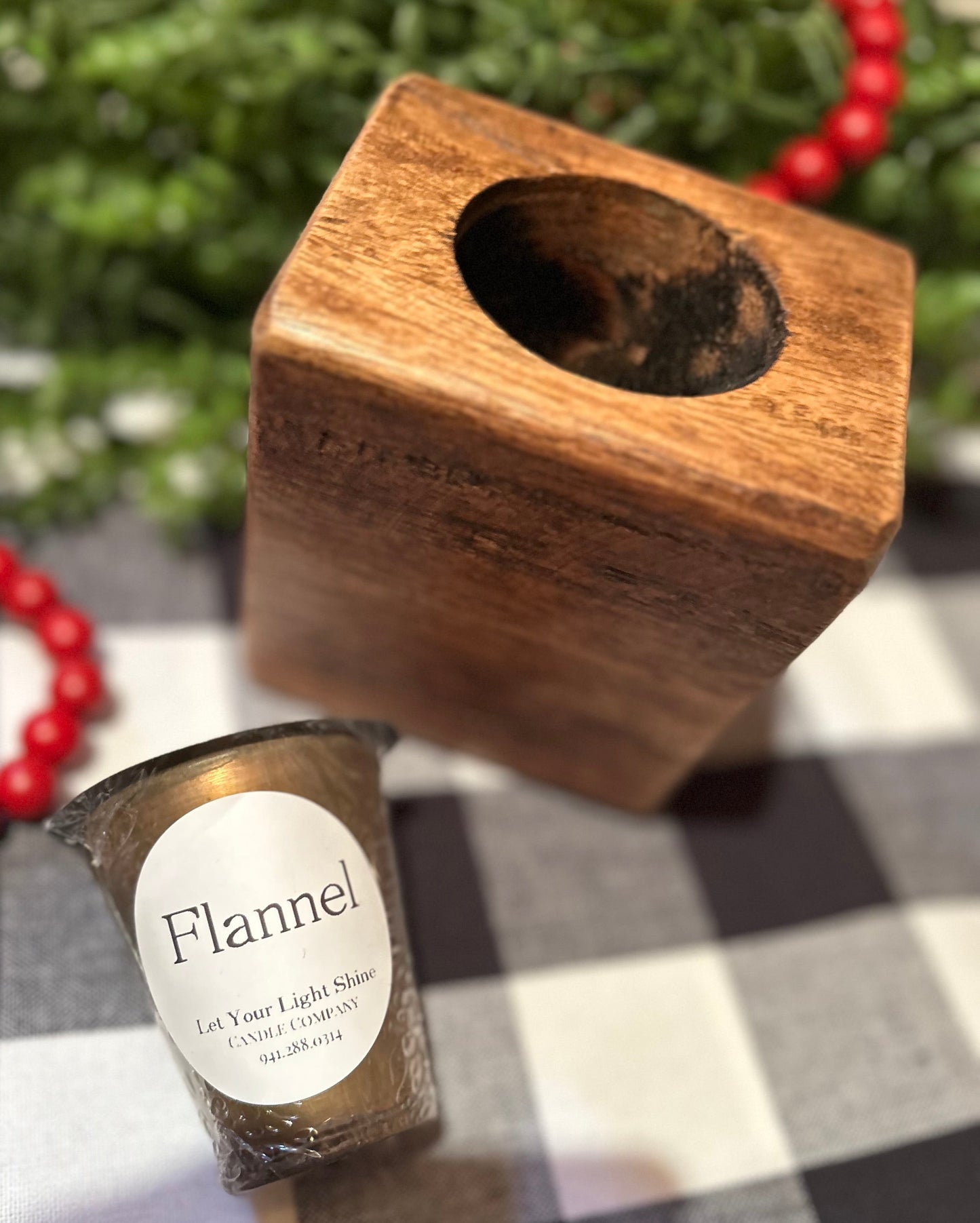 Wood Sugar Mold Candle